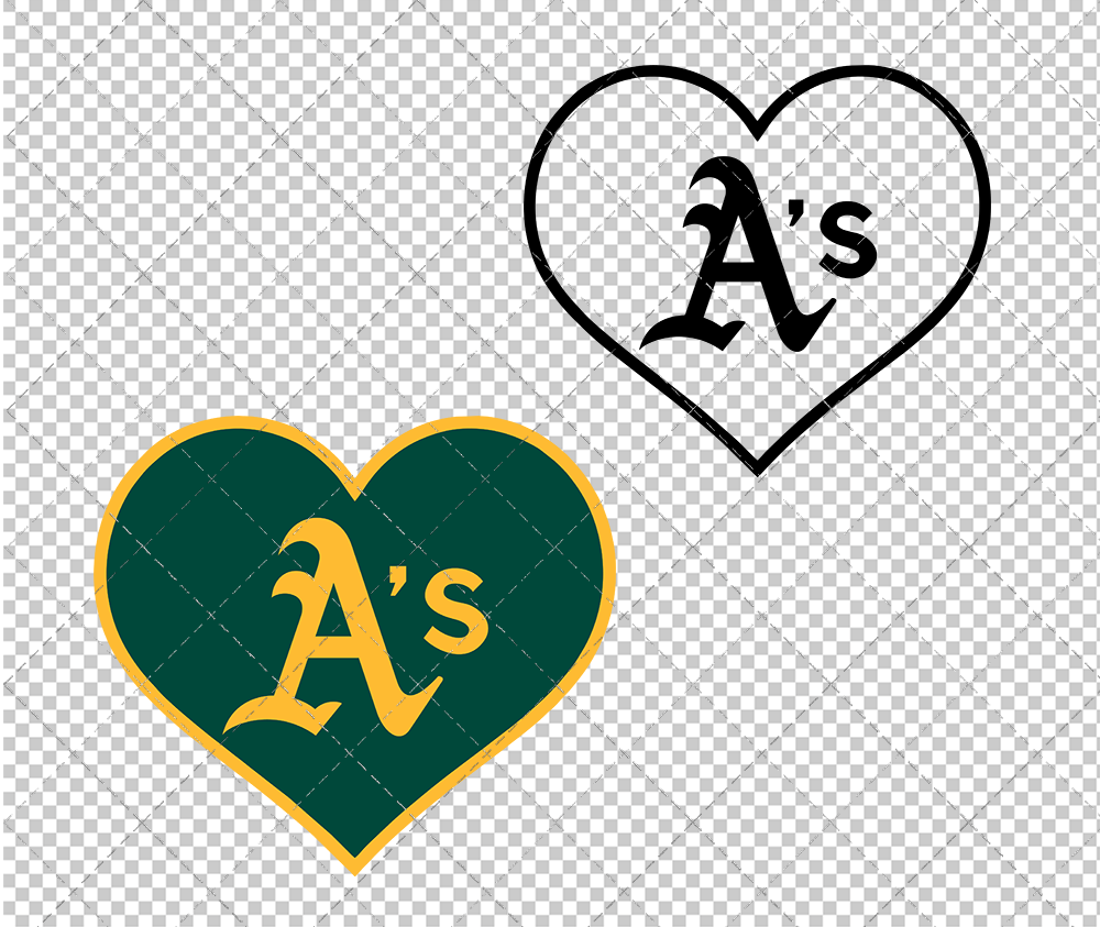 Oakland Athletics Concept 1993, Svg, Dxf, Eps, Png - SvgShopArt