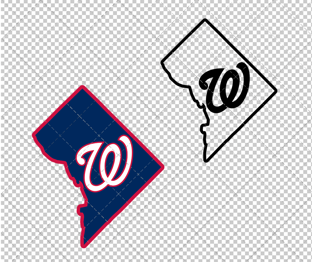 Washington Nationals Concept 2011 004, Svg, Dxf, Eps, Png - SvgShopArt