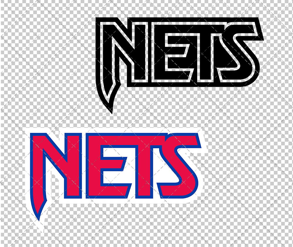 Brooklyn Nets Wordmark 1990 002, Svg, Dxf, Eps, Png - SvgShopArt