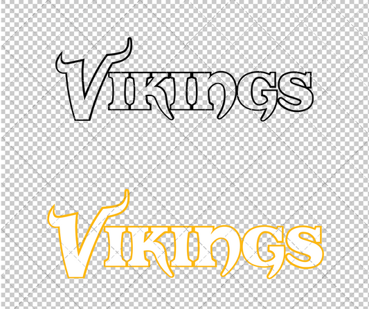 Minnesota Vikings Wordmark 2004 005, Svg, Dxf, Eps, Png - SvgShopArt