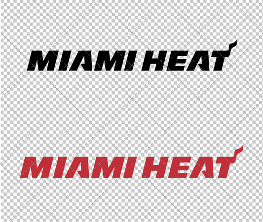 Miami Heat Wordmark 1999, Svg, Dxf, Eps, Png - SvgShopArt
