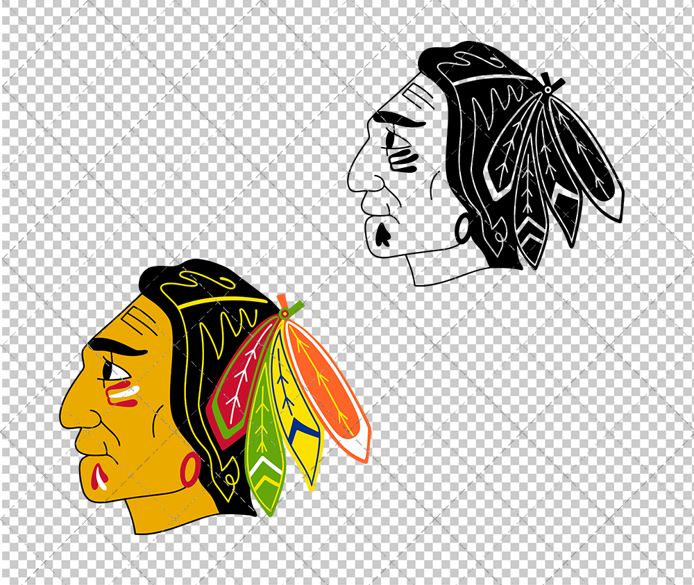 Chicago Blackhawks 1959, Svg, Dxf, Eps, Png - SvgShopArt