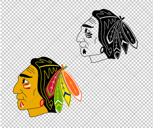 Chicago Blackhawks 1959, Svg, Dxf, Eps, Png - SvgShopArt