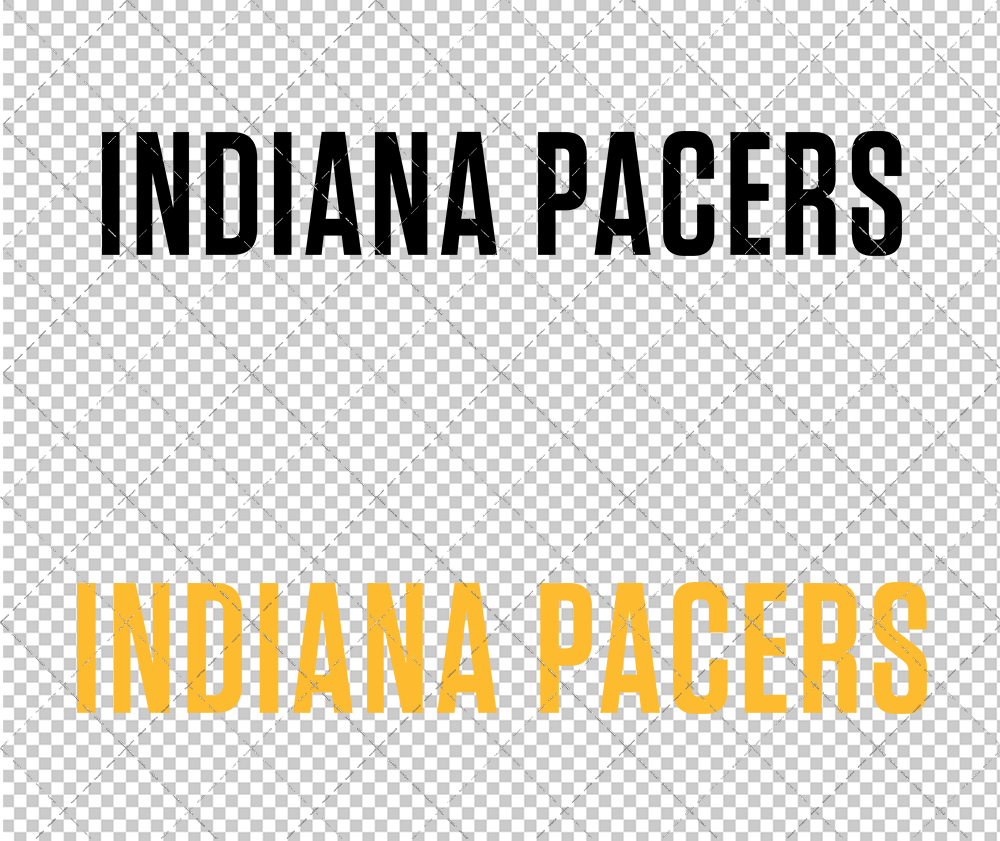 Indiana Pacers Wordmark 2017 002, Svg, Dxf, Eps, Png - SvgShopArt