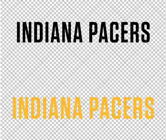 Indiana Pacers Wordmark 2017 002, Svg, Dxf, Eps, Png - SvgShopArt