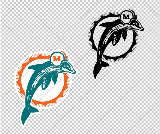 Miami Dolphins 1989, Svg, Dxf, Eps, Png - SvgShopArt