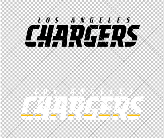 Los Angeles Chargers Wordmark 2017 002, Svg, Dxf, Eps, Png - SvgShopArt