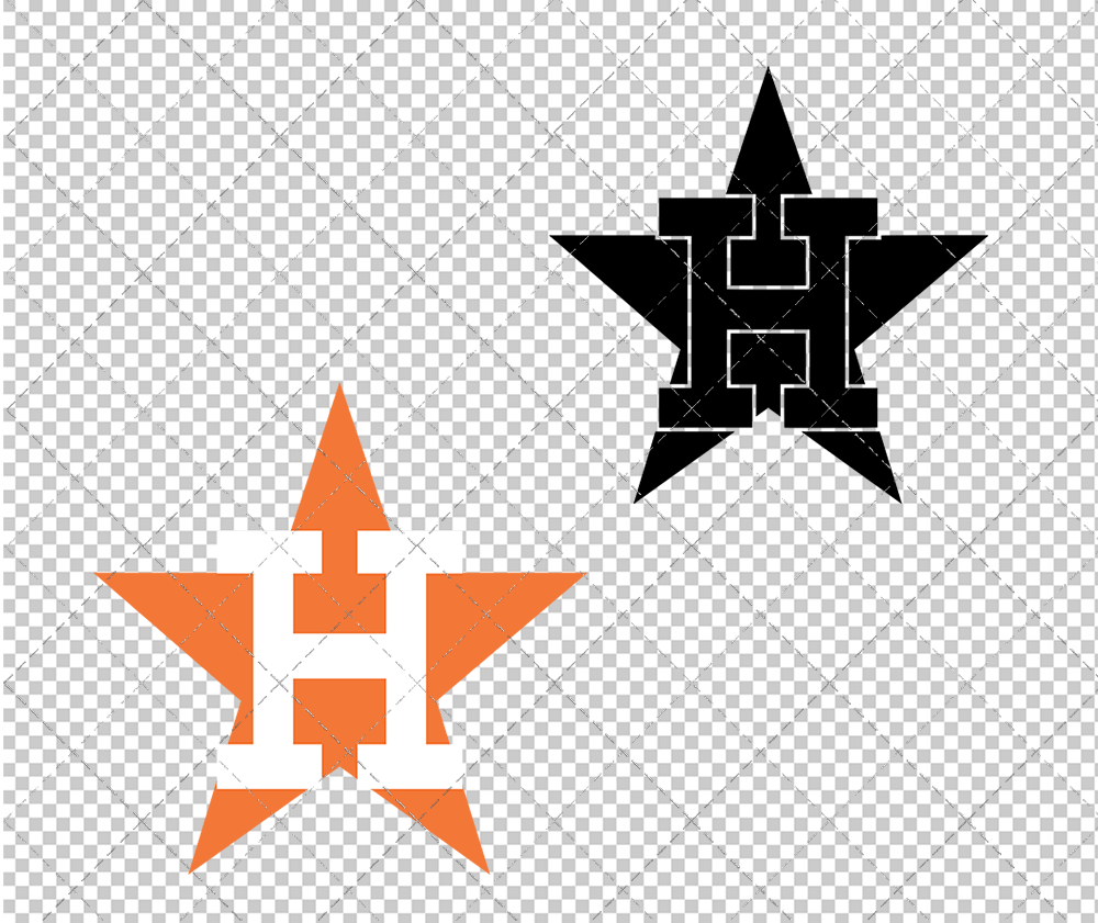 Houston Astros Cap 1965, Svg, Dxf, Eps, Png - SvgShopArt