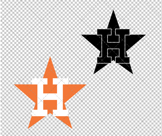 Houston Astros Cap 1965, Svg, Dxf, Eps, Png - SvgShopArt