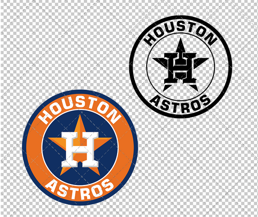 Houston Astros Circle 2013, Svg, Dxf, Eps, Png - SvgShopArt