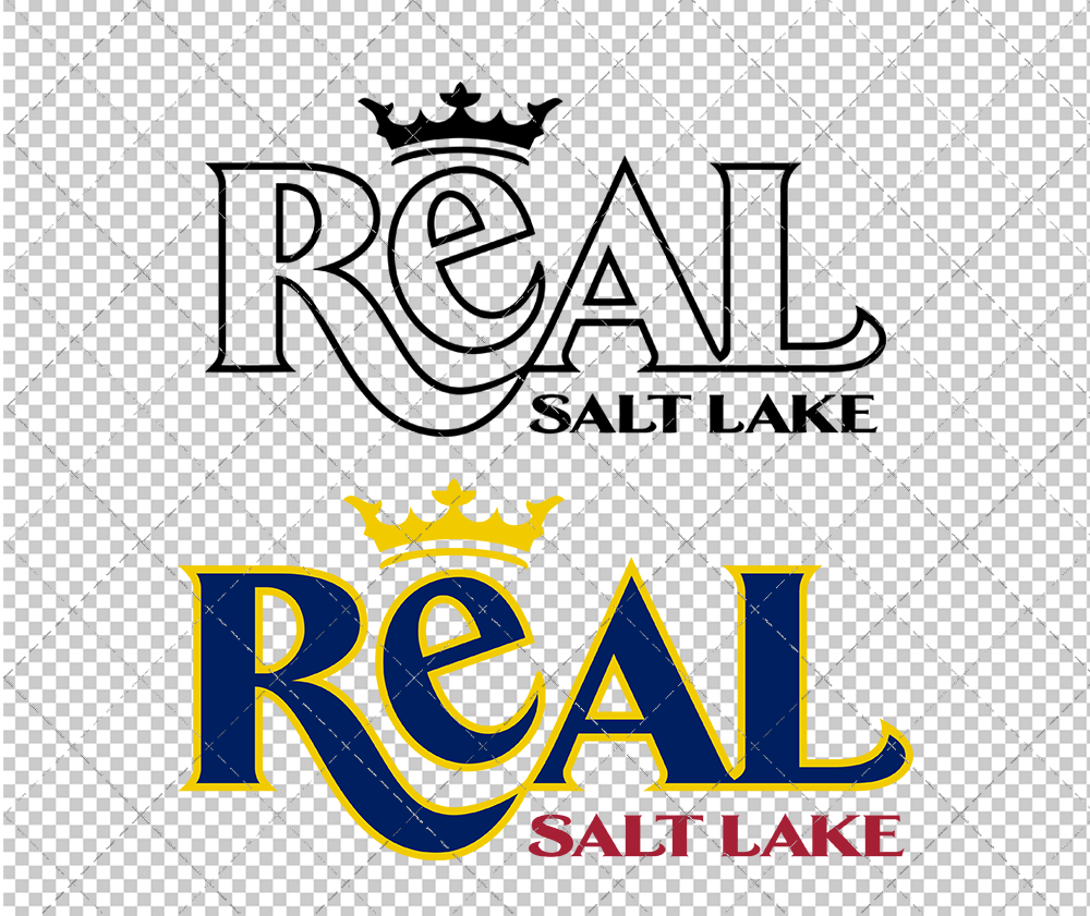 Real Salt Lake Wordmark 2014, Svg, Dxf, Eps, Png - SvgShopArt