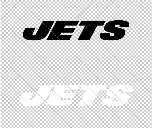 New York Jets Wordmark 2019 002, Svg, Dxf, Eps, Png - SvgShopArt