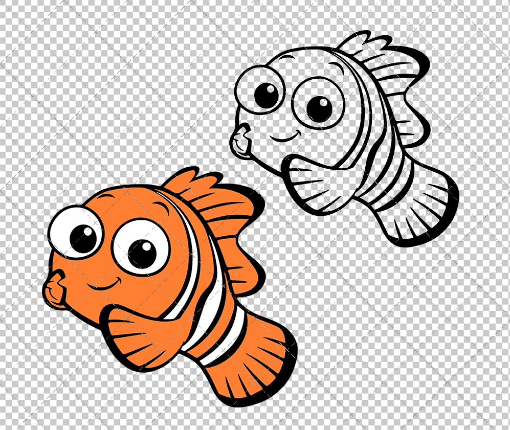 Nemo - Finding Nemo, Svg, Dxf, Eps, Png - SvgShopArt