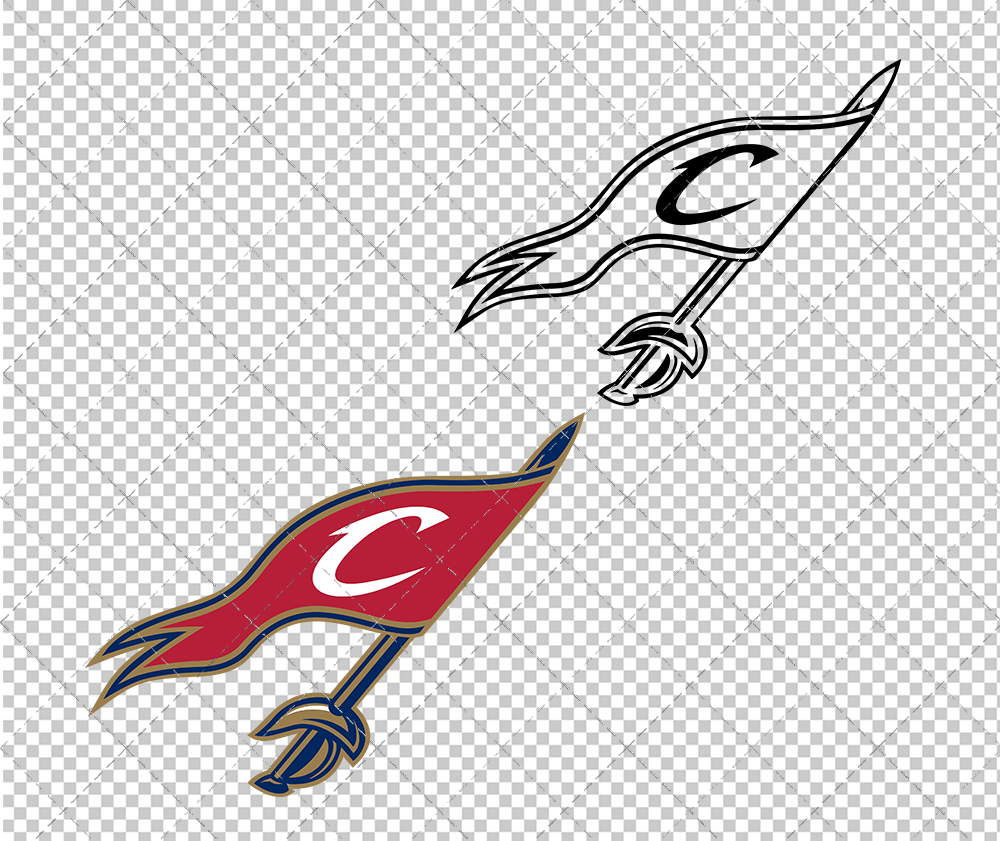 Cleveland Cavaliers Alternate 2003 002, Svg, Dxf, Eps, Png - SvgShopArt