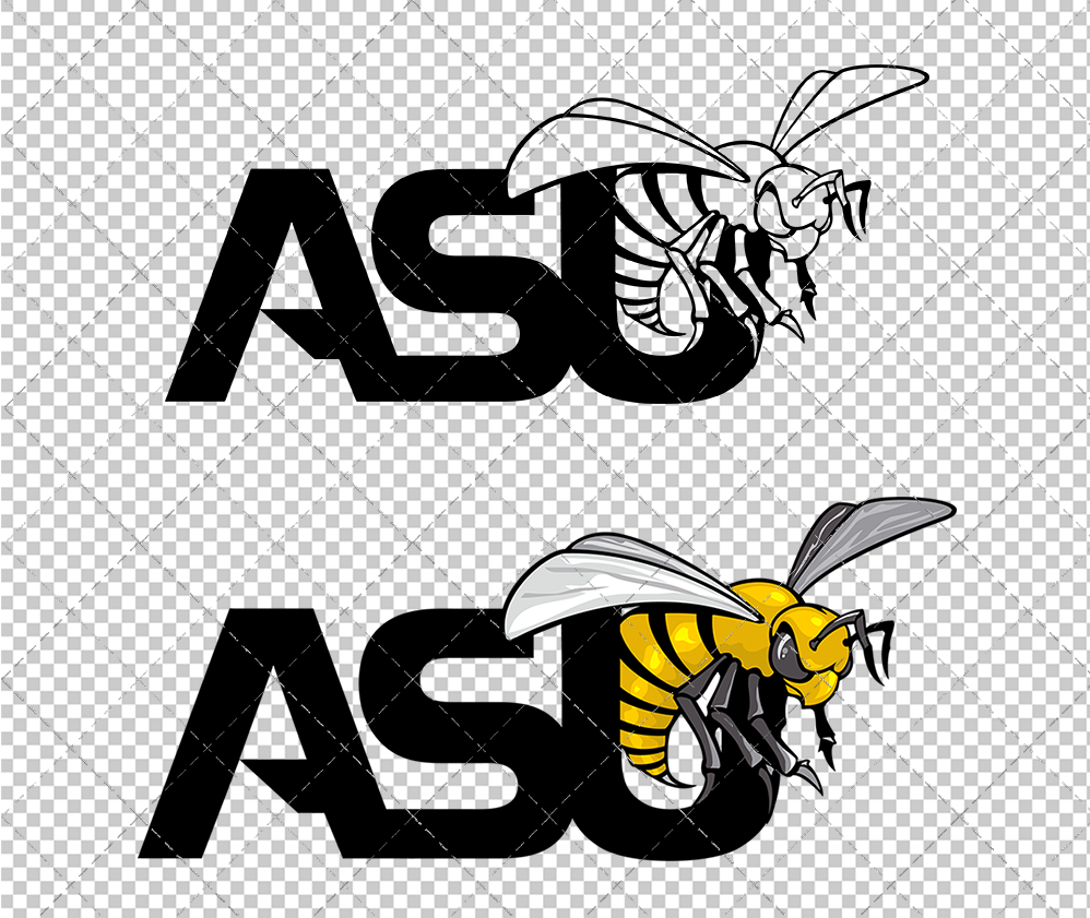 Alabama State Hornets 2001, Svg, Dxf, Eps, Png - SvgShopArt