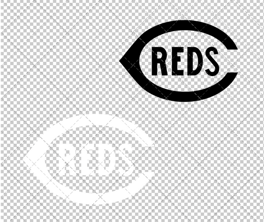 Cincinnati Reds Secondary 1915, Svg, Dxf, Eps, Png - SvgShopArt