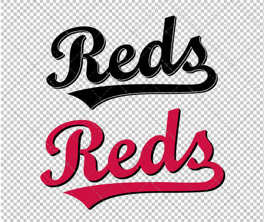 Cincinnati Reds Wordmark 2013 003, Svg, Dxf, Eps, Png - SvgShopArt