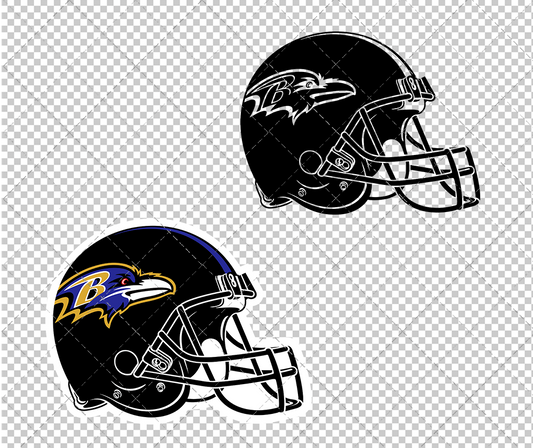 Baltimore Ravens Helmet 1999 002, Svg, Dxf, Eps, Png - SvgShopArt