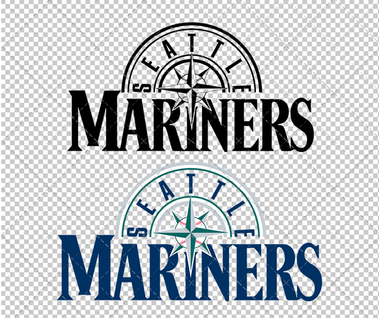 Seattle Mariners Alternate 1993, Svg, Dxf, Eps, Png - SvgShopArt