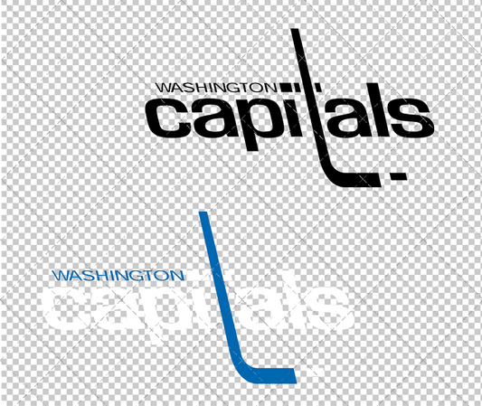 Washington Capitals Alternate 1974 002, Svg, Dxf, Eps, Png - SvgShopArt