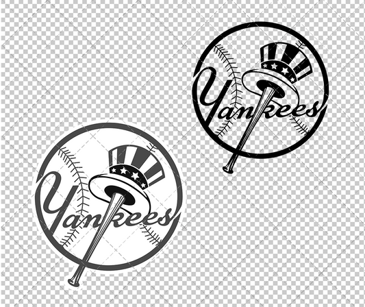 New York Yankees Concept 1968 004, Svg, Dxf, Eps, Png - SvgShopArt