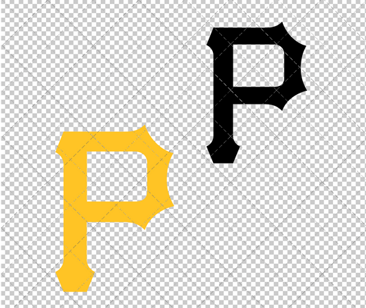 Pittsburgh Pirates Cap 1970, Svg, Dxf, Eps, Png - SvgShopArt