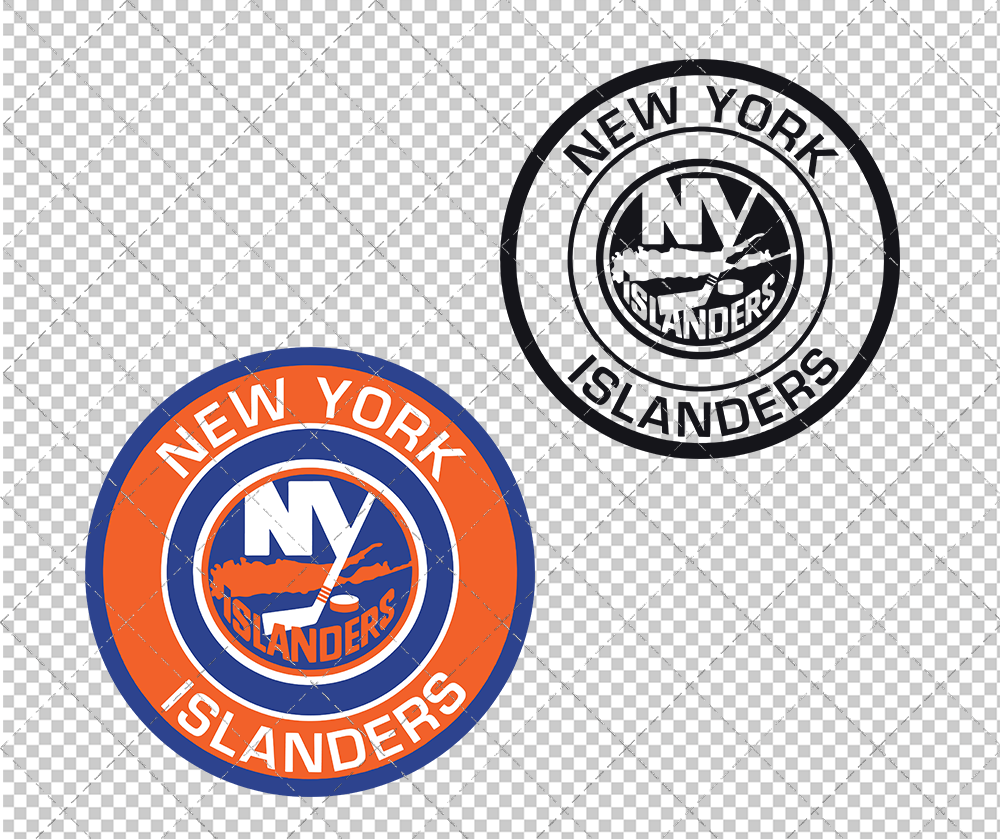 New York Islanders Circle 2010, Svg, Dxf, Eps, Png - SvgShopArt