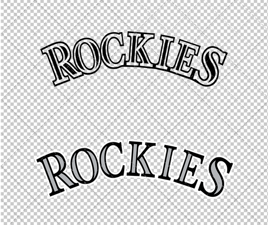 Colorado Rockies Jersey 1993 002, Svg, Dxf, Eps, Png - SvgShopArt