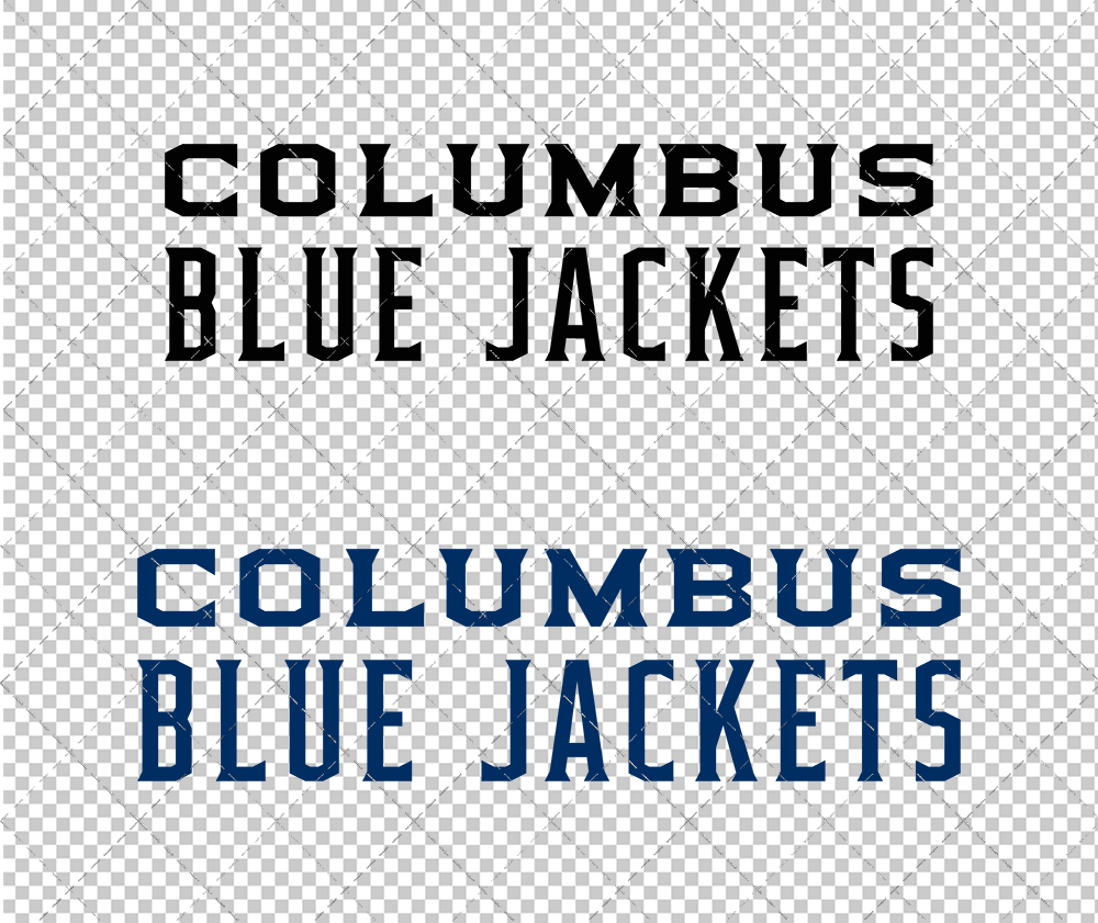 Columbus Blue Jackets Wordmark 2017, Svg, Dxf, Eps, Png - SvgShopArt