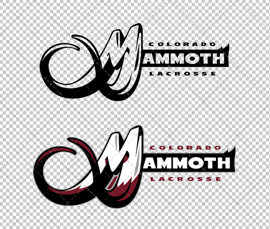 Colorado Mammoth 2001, Svg, Dxf, Eps, Png - SvgShopArt