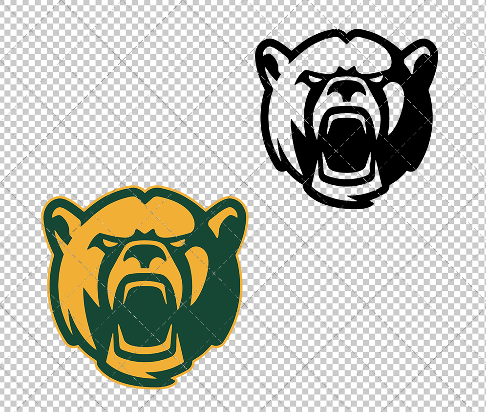 Baylor Bears Alternate 2019 004, Svg, Dxf, Eps, Png - SvgShopArt