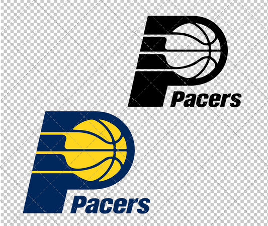 Indiana Pacers 1990, Svg, Dxf, Eps, Png - SvgShopArt