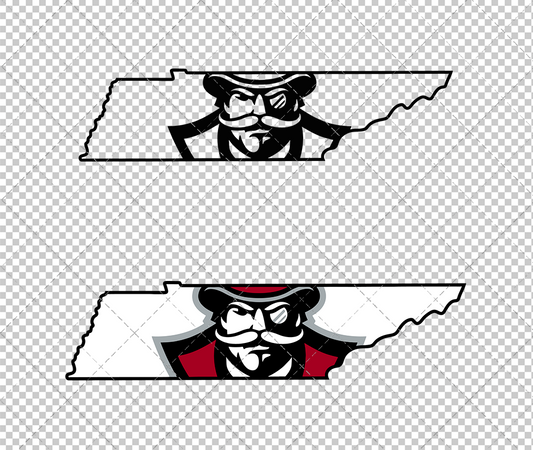 Austin Peay Governors Alternate 2017 004, Svg, Dxf, Eps, Png - SvgShopArt