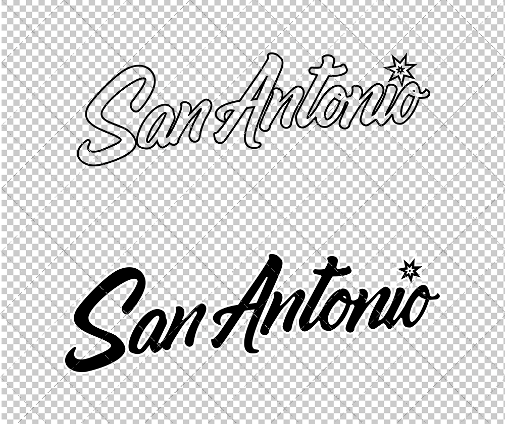 San Antonio Spurs Jersey 2018, Svg, Dxf, Eps, Png - SvgShopArt