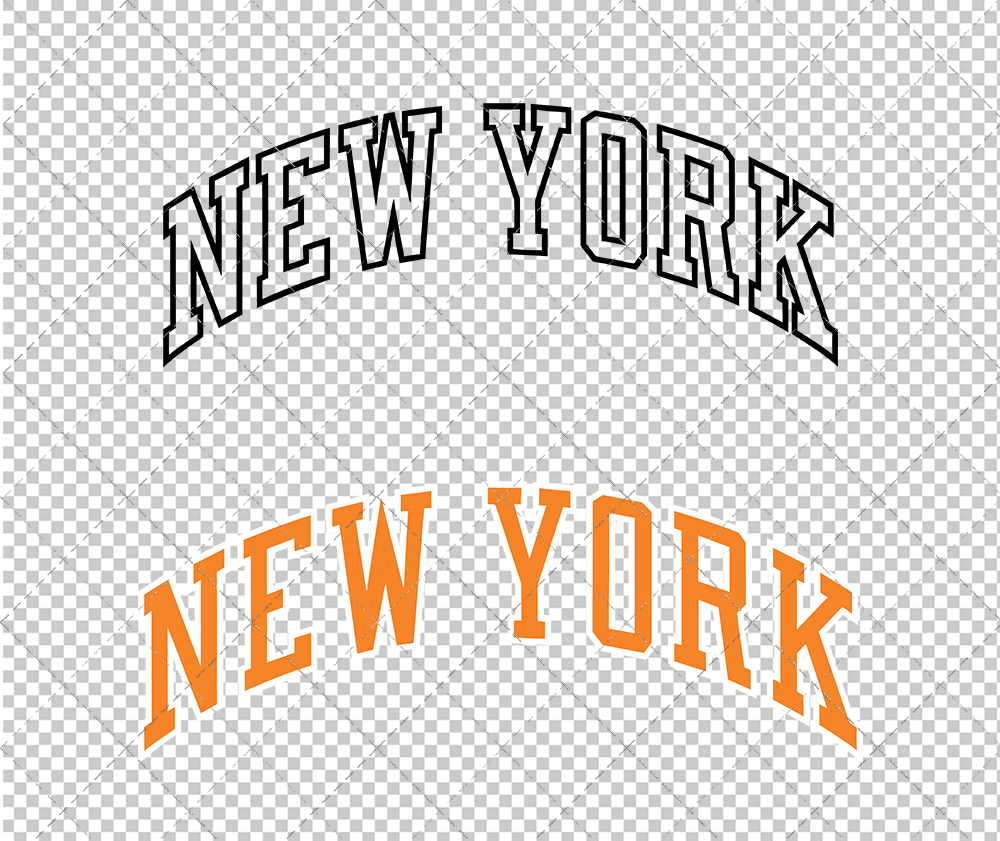 New York Knicks Jersey 1997, Svg, Dxf, Eps, Png - SvgShopArt