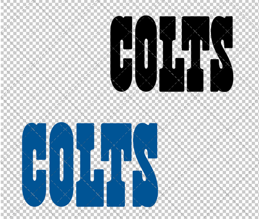 Indianapolis Colts Wordmark 2004, Svg, Dxf, Eps, Png - SvgShopArt