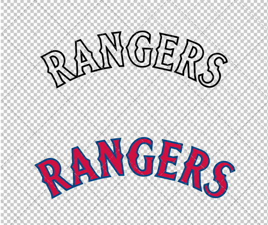 Texas Rangers Jersey 1994 002, Svg, Dxf, Eps, Png - SvgShopArt