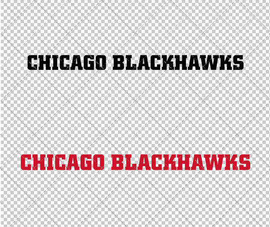 Chicago Blackhawks Wordmark 1997 002, Svg, Dxf, Eps, Png - SvgShopArt