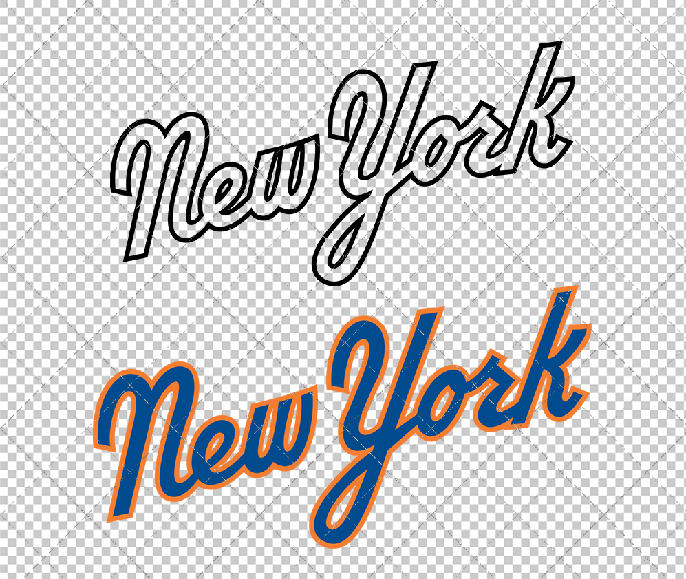 New York Mets Wordmark 2025, Svg, Dxf, Eps, Png - SvgShopArt