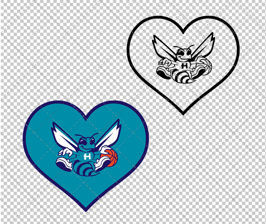 Charlotte Hornets Concept 2014 002, Svg, Dxf, Eps, Png - SvgShopArt