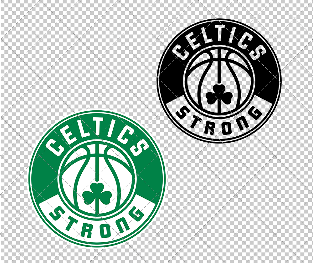 Boston Celtics Circle 1996 005, Svg, Dxf, Eps, Png - SvgShopArt