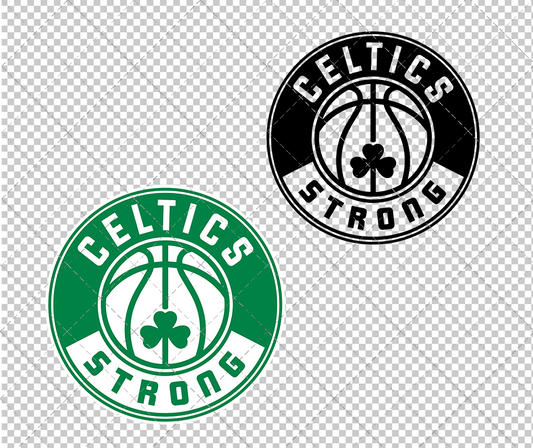 Boston Celtics Circle 1996 005, Svg, Dxf, Eps, Png - SvgShopArt