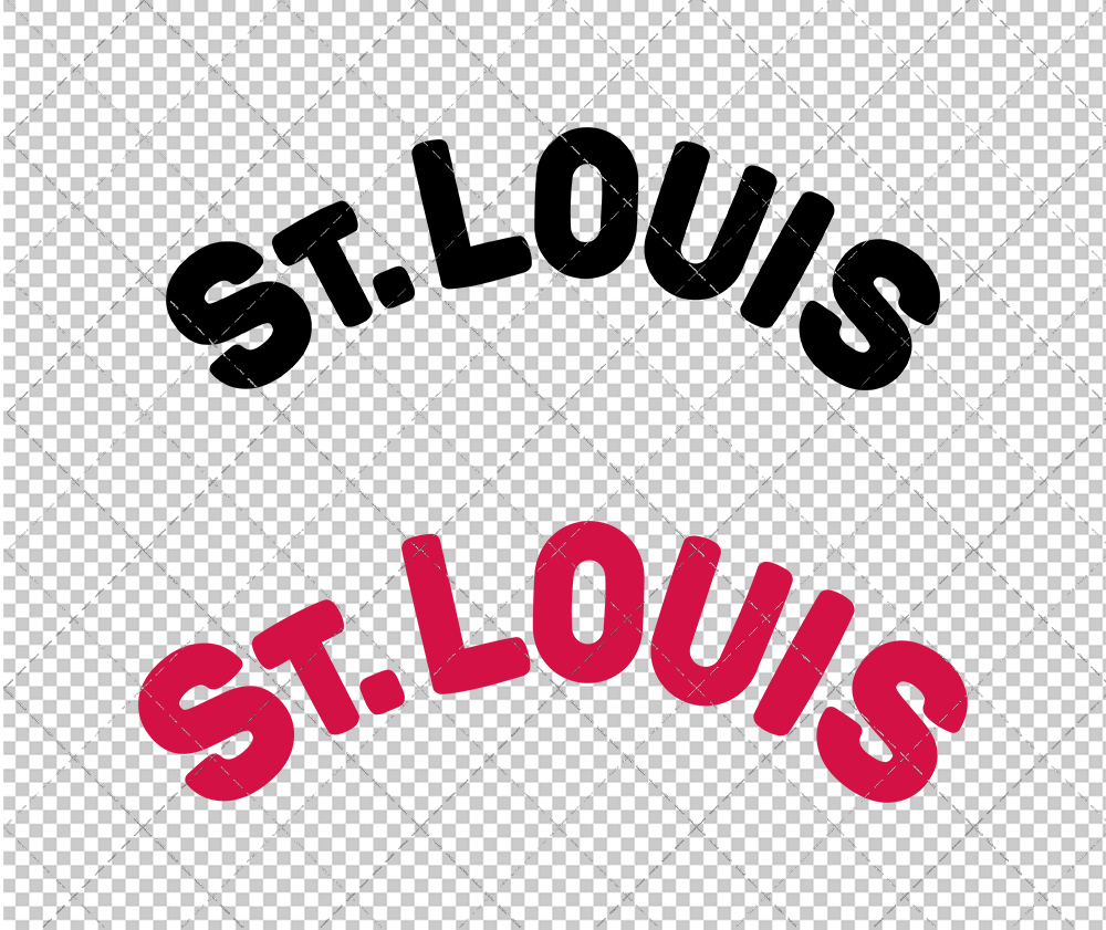 St. Louis Cardinals 1900, Svg, Dxf, Eps, Png - SvgShopArt