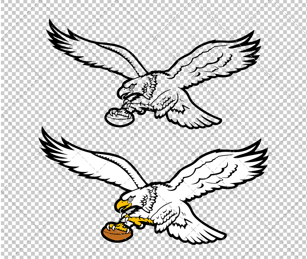 Philadelphia Eagles Alternate 1987, Svg, Dxf, Eps, Png - SvgShopArt