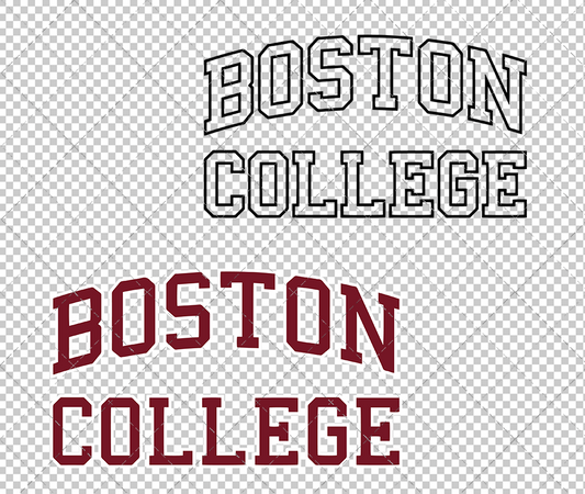 Boston College Eagles Wordmark 2016 006, Svg, Dxf, Eps, Png