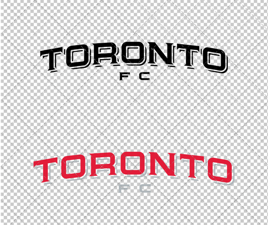 Toronto FC Wordmark 2007, Svg, Dxf, Eps, Png - SvgShopArt