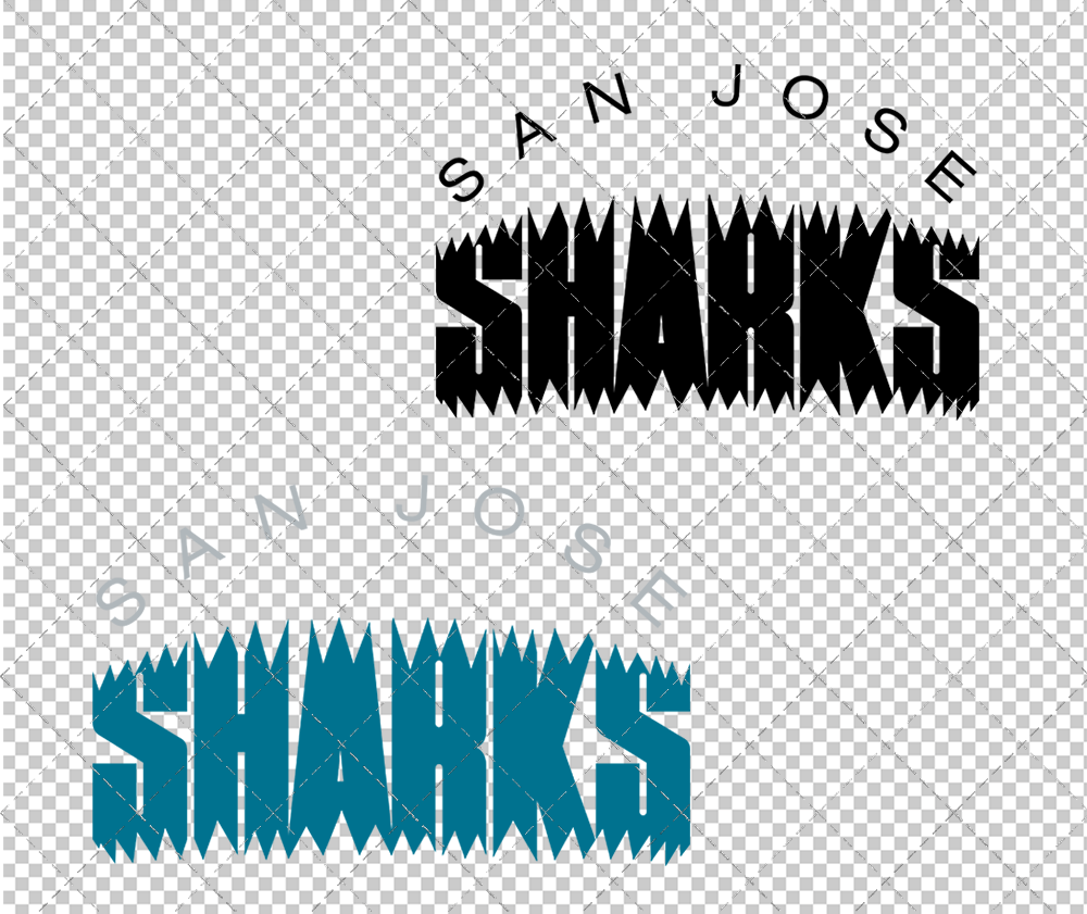 San Jose Sharks Wordmark 1998 002, Svg, Dxf, Eps, Png - SvgShopArt