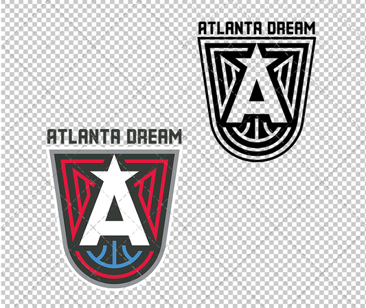 Atlanta Dream 2022, Svg, Dxf, Eps, Png - SvgShopArt