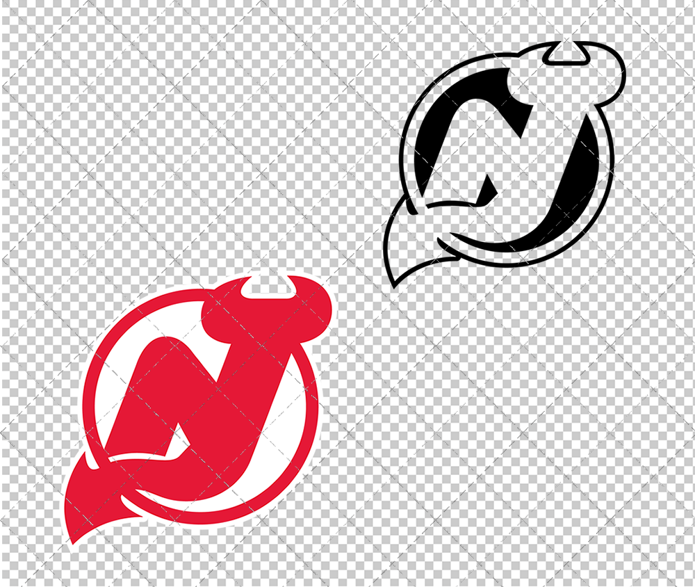 New Jersey Devils Concept 1999 005, Svg, Dxf, Eps, Png - SvgShopArt