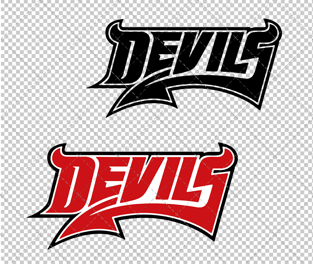 New Jersey Devils Wordmark Concept 1999 003, Svg, Dxf, Eps, Png - SvgShopArt